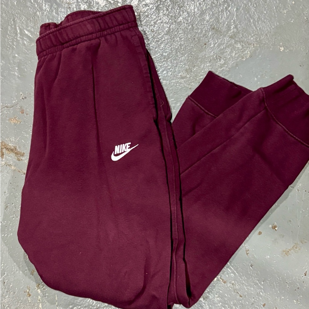 Nike Burgundy Sweatpant Joggers
